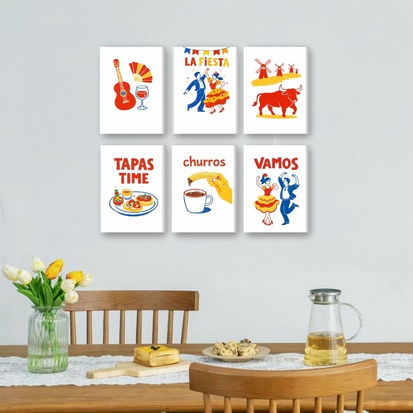 Spanish Fiesta: Mini Paintings