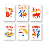 Spanish Fiesta: Mini Paintings