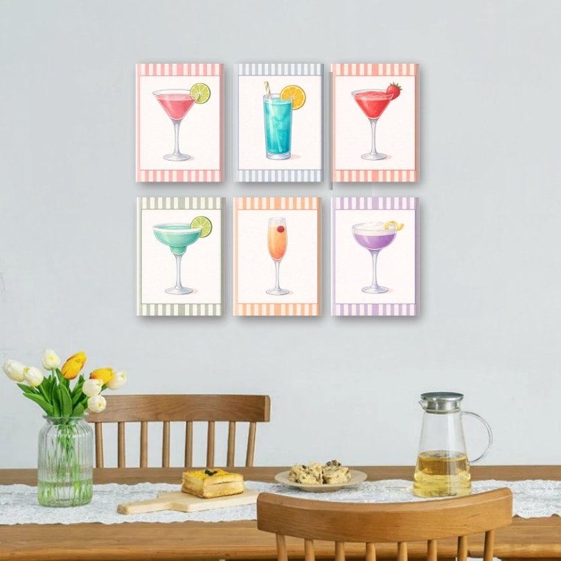 Striped Sip Delights