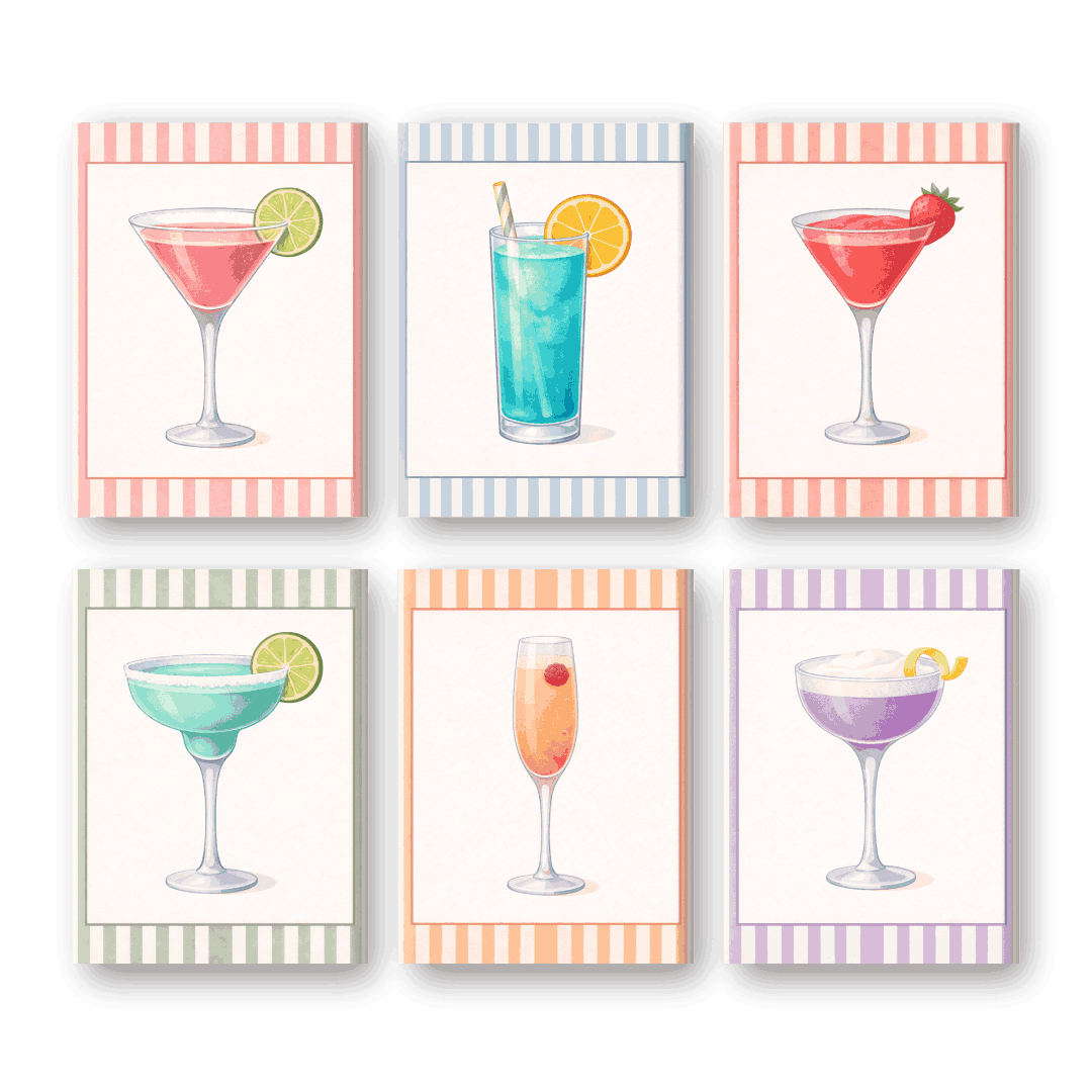 Striped Sip Delights