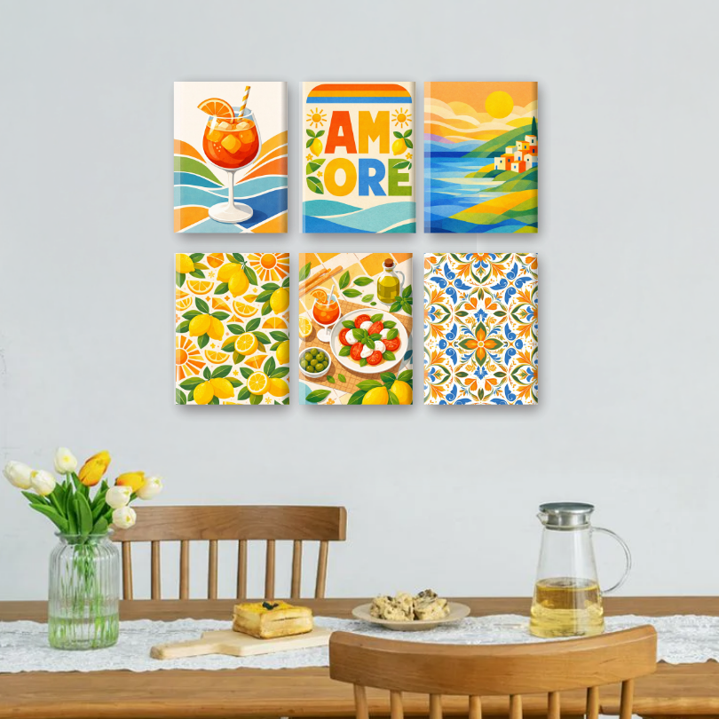 Sunny Italy | Mini Paintings Set