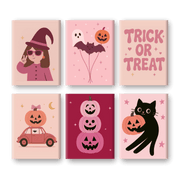 Pumpkin & Pink Mini Paintings