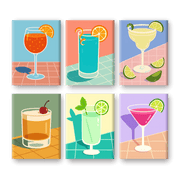 Tropical Cheers: Mini Cocktail Art