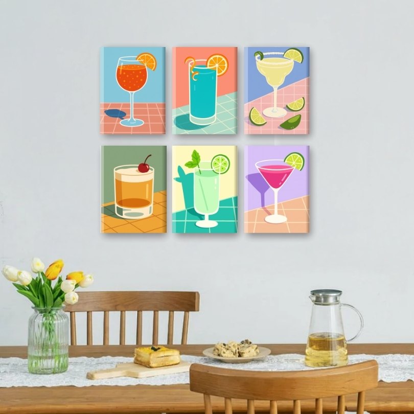 Tropical Cheers: Mini Cocktail Art