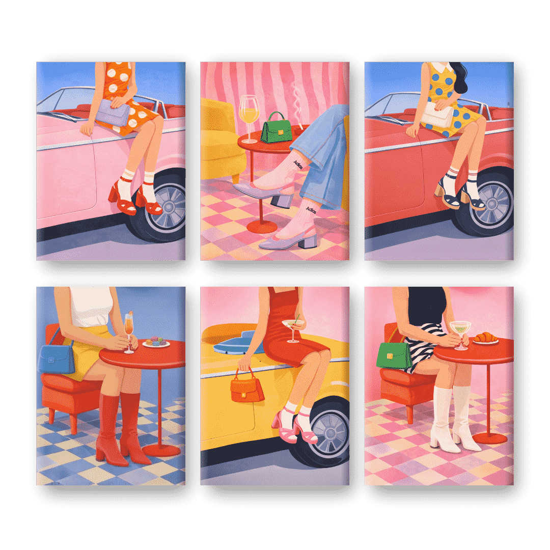 Vintage Glamour & Speedsters Mini Set