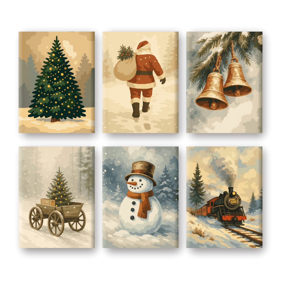 Vintage Christmas Charm Set