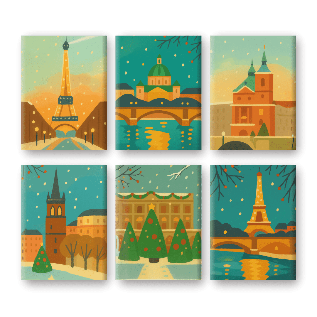 Winter Cityscape Wonders