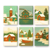 Snowy Village Bliss