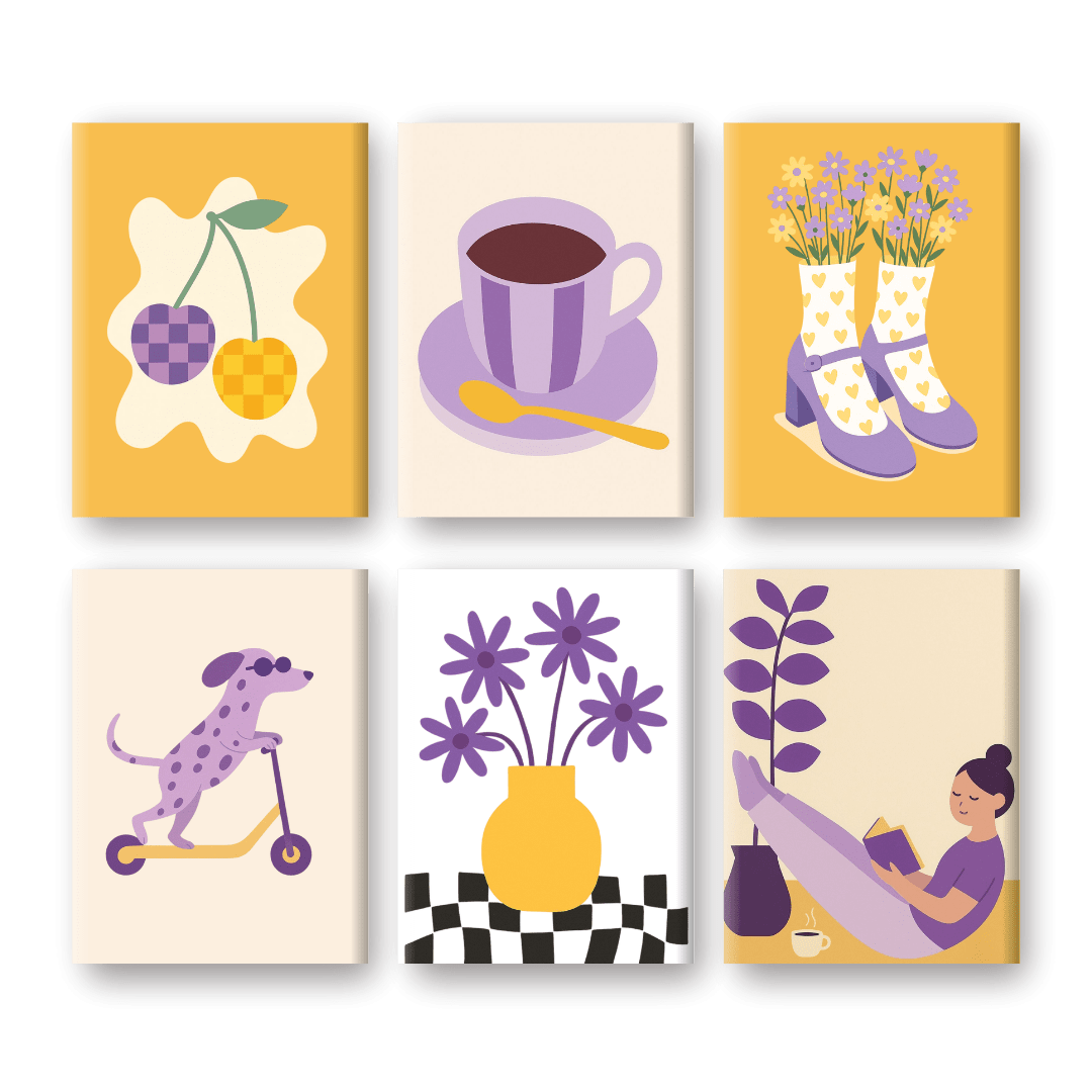 Yellow & Purple Vibe Mini Collection