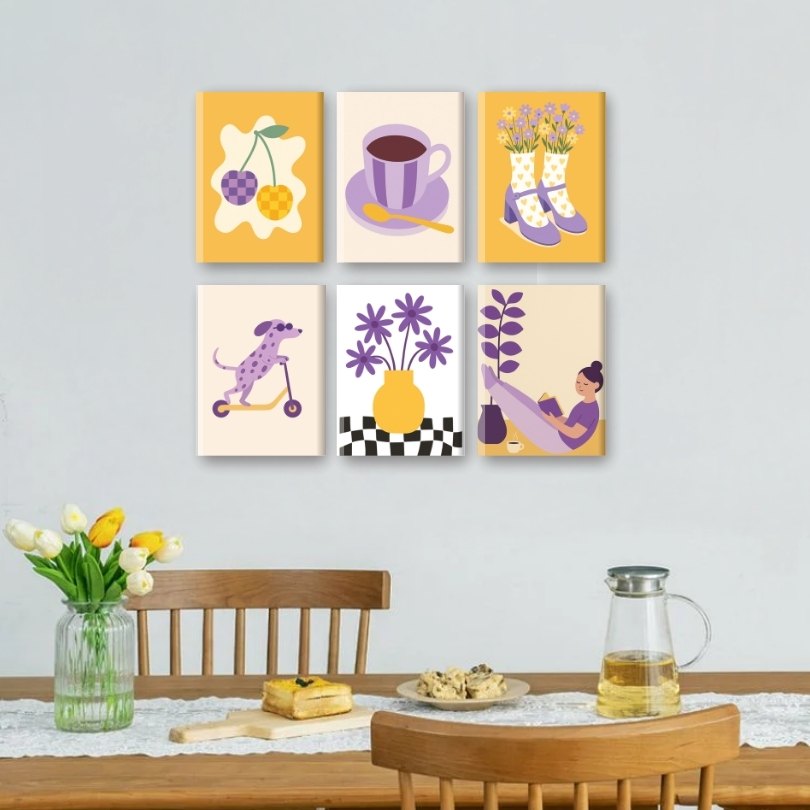 Yellow & Purple Vibe Mini Collection