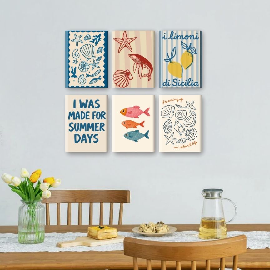 Seaside Serenity Mini Paintings Set