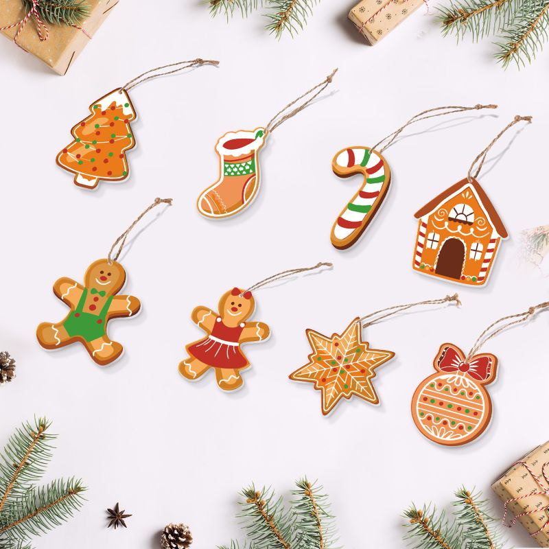 Sweet Gingerbread Ornaments | Christmas Set