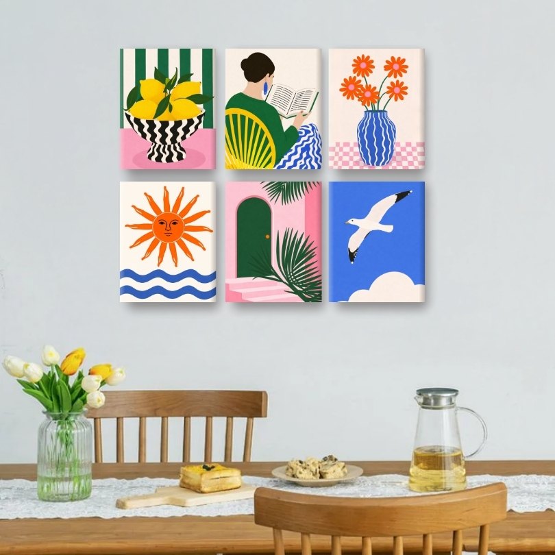 Mediterranean Sunshine Scene