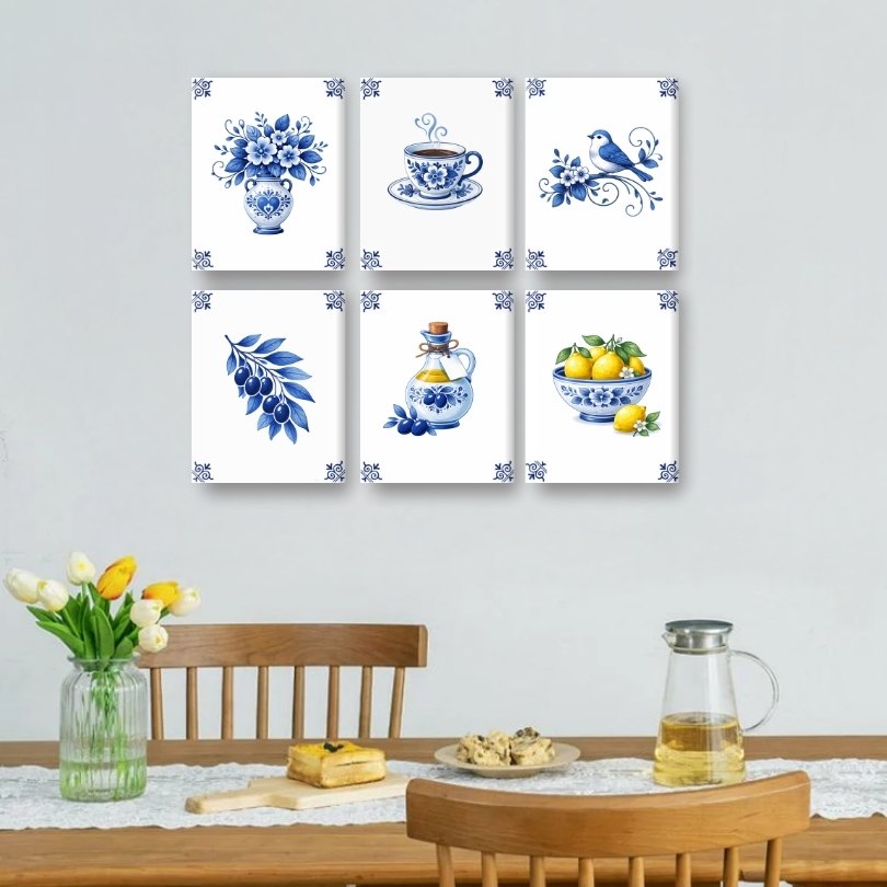 Delft Blue Charm: Miniature Art Collection