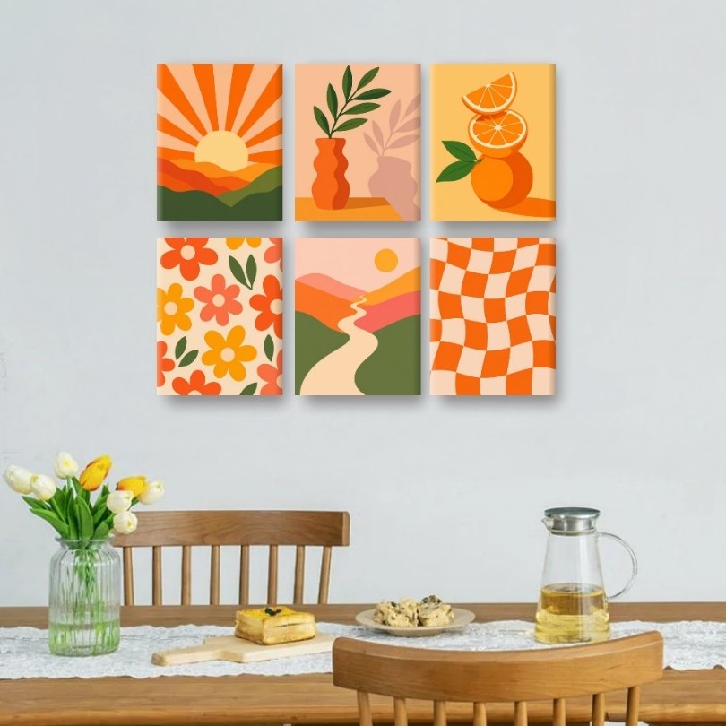 Citrus Glow | Mini Paintings