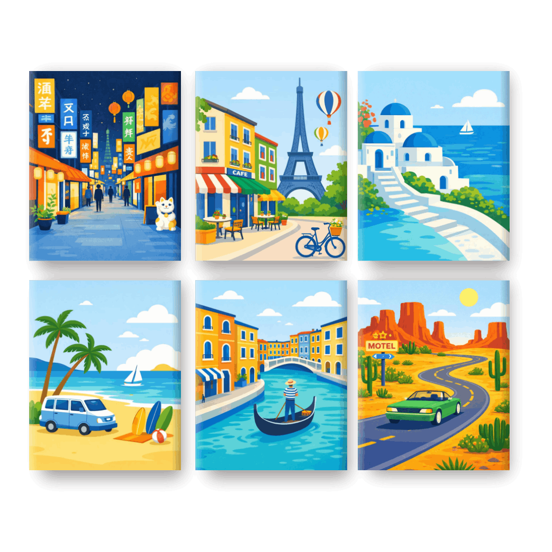 Wanderlust: Travel Dreams Mini Set