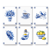 Delft Blue Charm: Miniature Art Collection