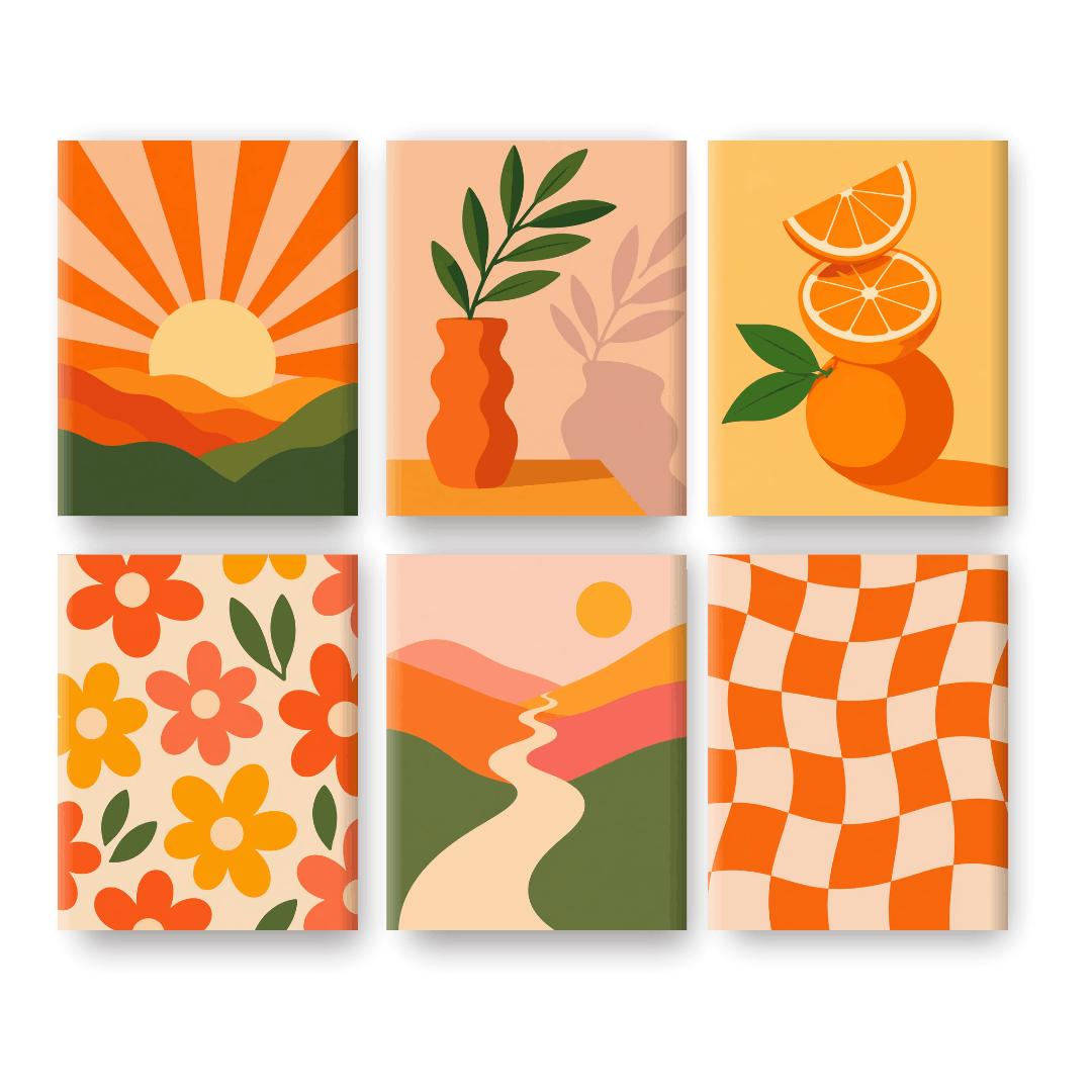 Citrus Glow | Mini Paintings
