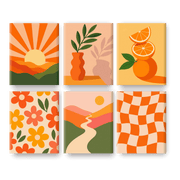 Citrus Glow | Mini Paintings