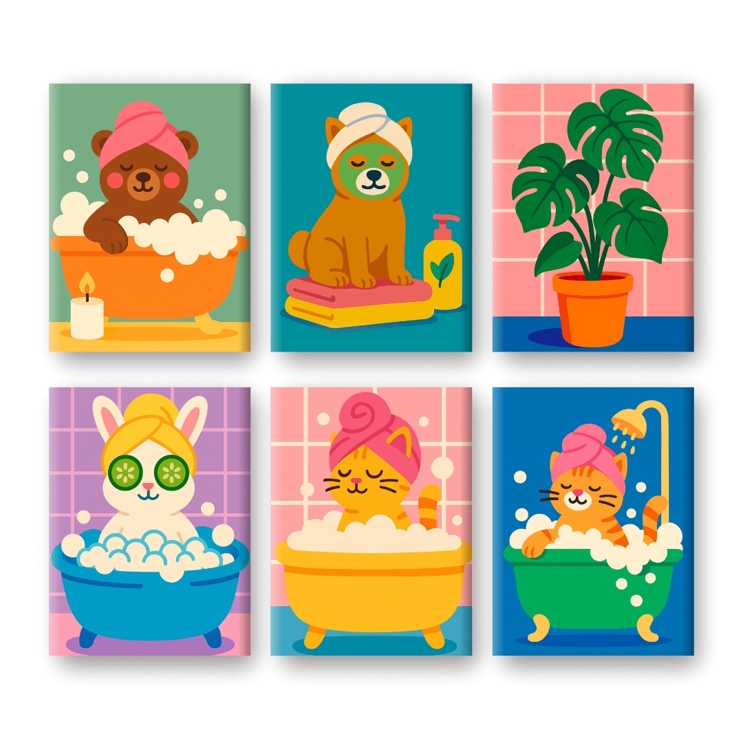 Bath Time Animal Pals