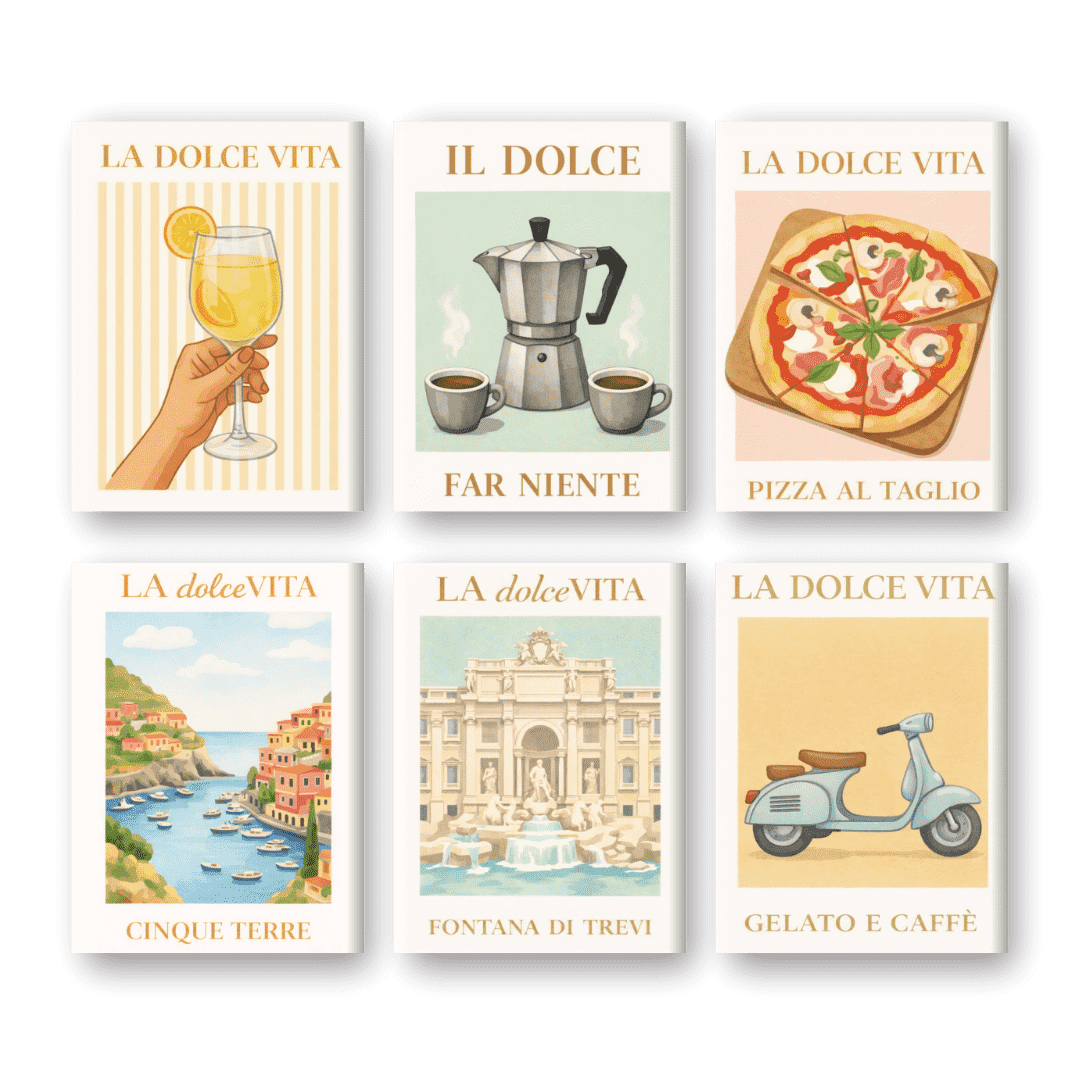 Italy in a Frame Mini Set