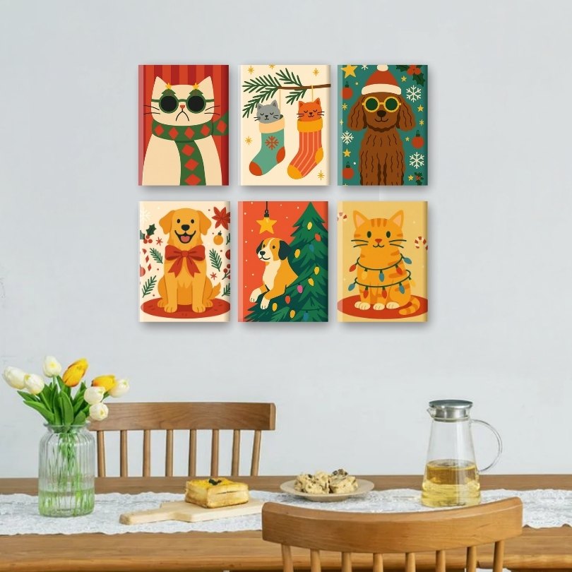 Festive Paws: Mini Pets in Holiday Cheer