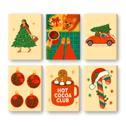 Cocoa & Cozy Christmas Scene