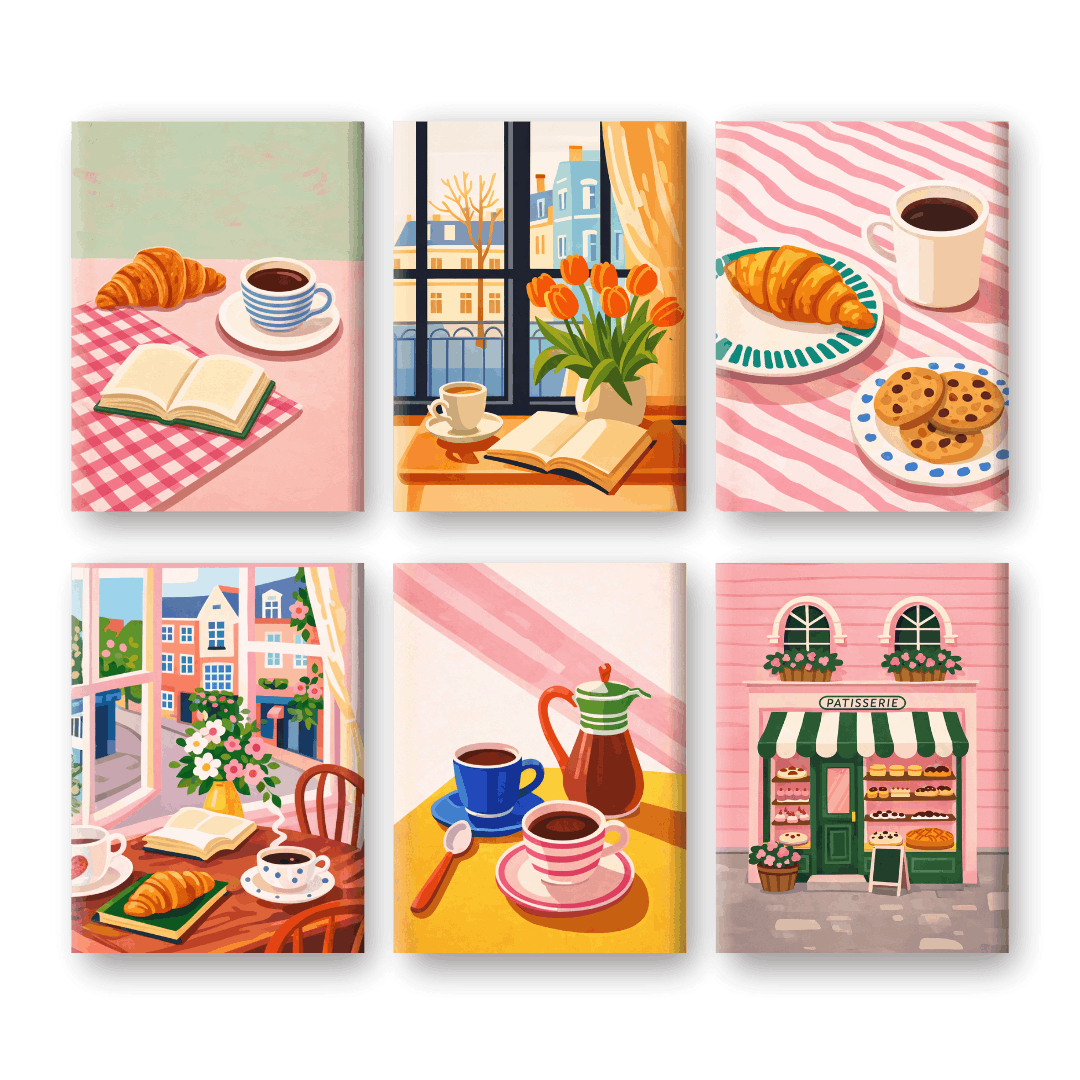 Coffee & Croissant Mornings | Paint by Number