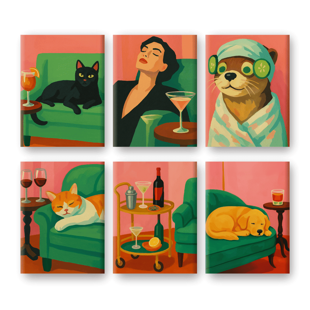 Cozy Moments Mini Paintings