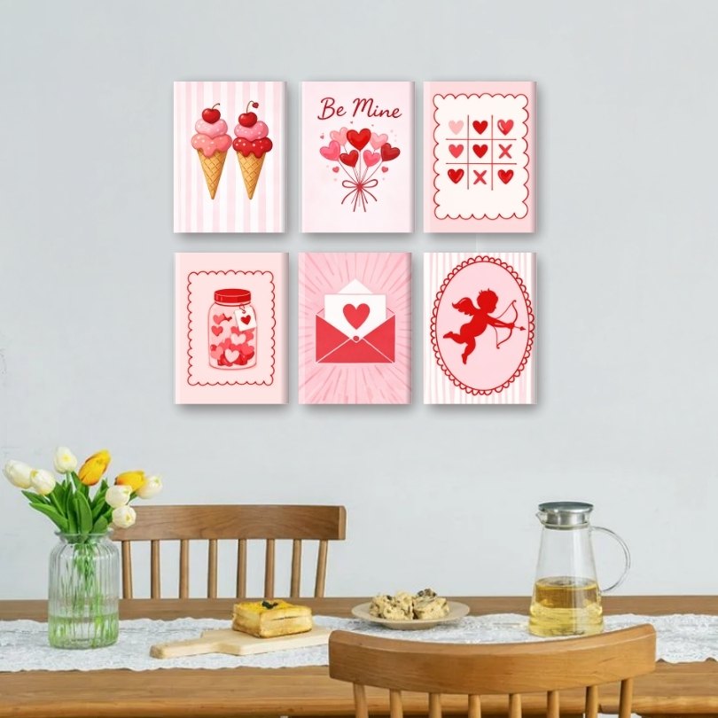 Hearts & Love Cupid