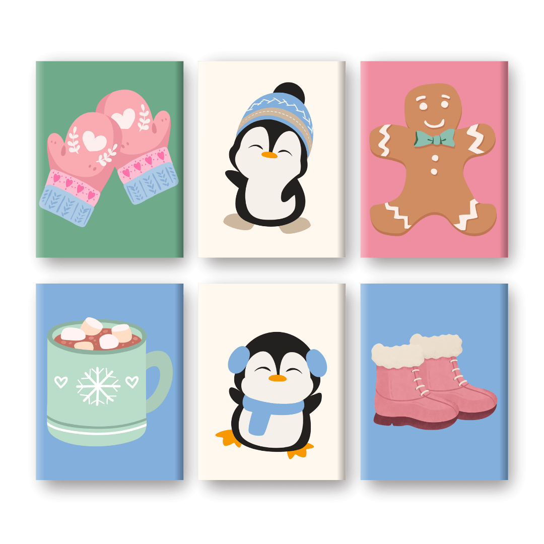 6 Mini Winter Wonderland Set