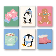 6 Mini Winter Wonderland Set