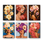 Flower Lady Mini Art