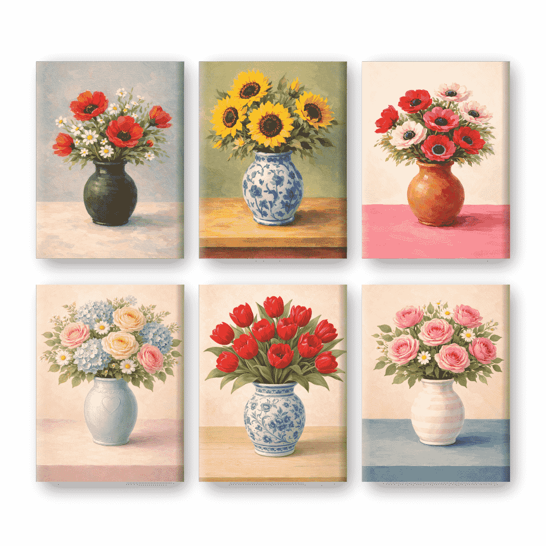 Floral Vases Collection