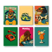 Funky Pups: Retro Dog Vibes