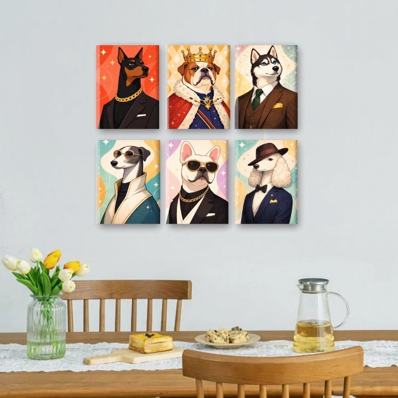 Distinguished Pooch Portraits Mini Set
