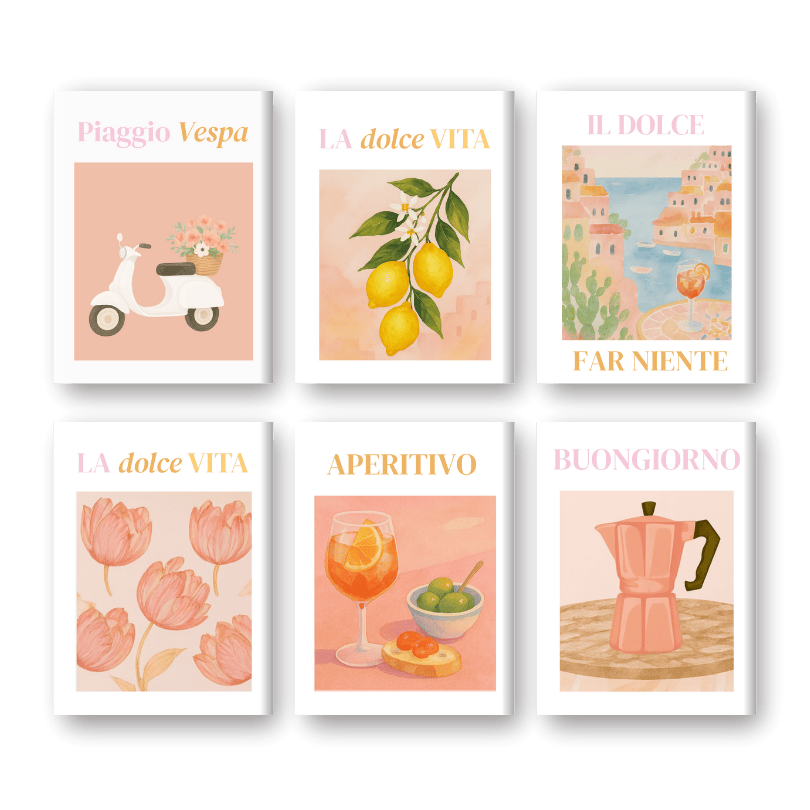Italian Vibes: Mini Painting Set