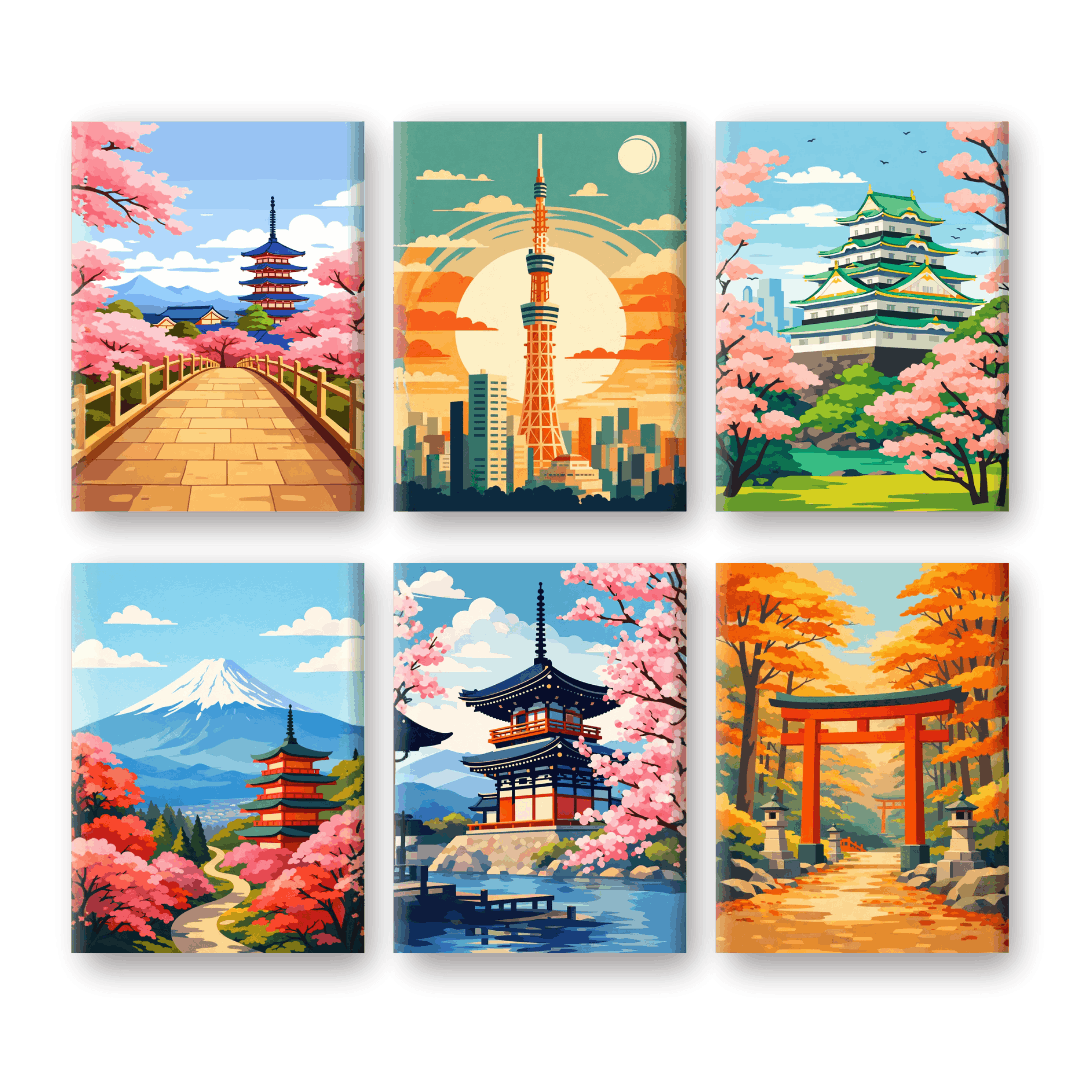 Japanese Serenity Mini Set | Paint by Number