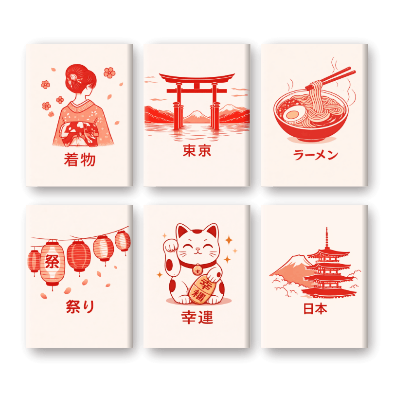 6 Mini Japanese Treasures