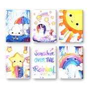 Rainbow Dreams Mini Paintings