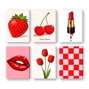 Red Elegance | Mini Art Collection