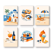 Summery Med Beach Vibes Mini Set