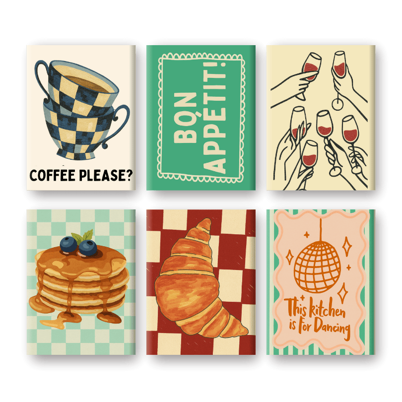 Kitchen Delights | Mini Paintings Set