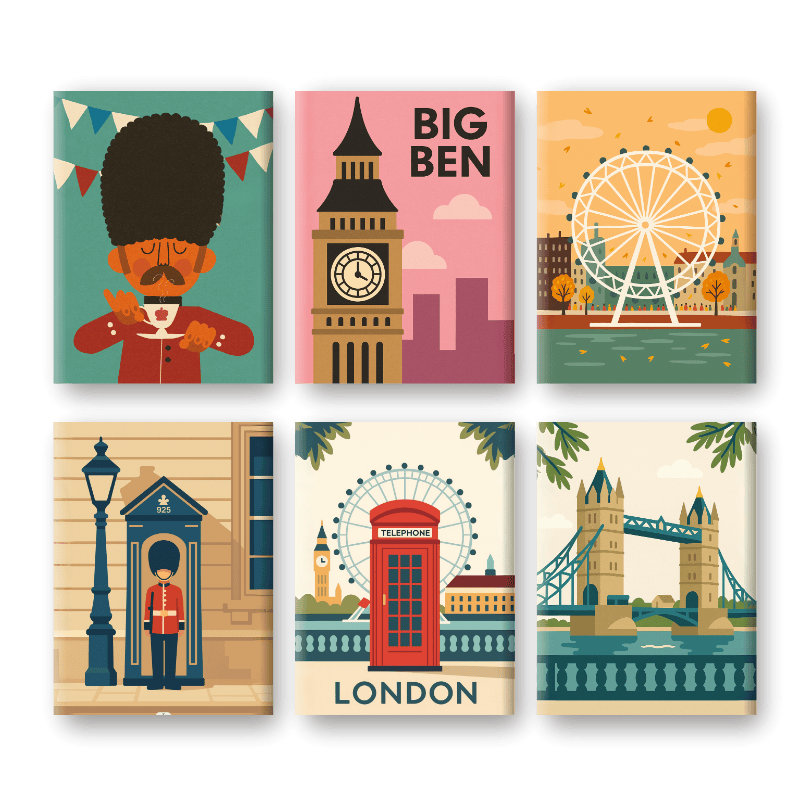 London Landmarks: Mini Painting Collection