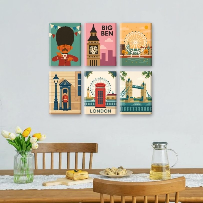 London Landmarks: Mini Painting Collection
