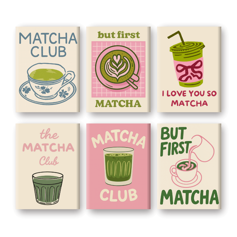 Matcha Calm: Mini Painting Collection