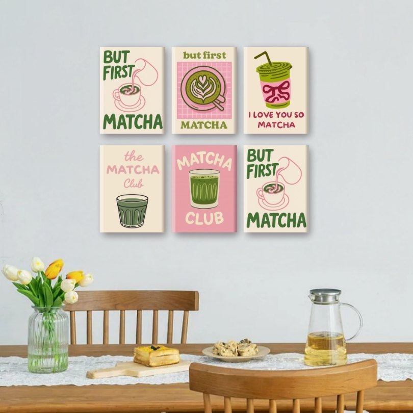 Matcha Calm: Mini Painting Collection