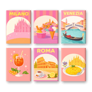 Pastel Italy Mini Masterpieces | Paint by Number