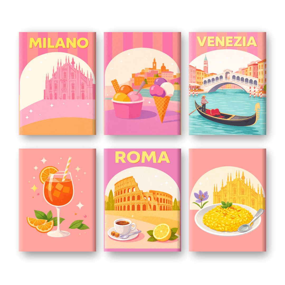 Pastel Italy Mini Masterpieces | Paint by Number