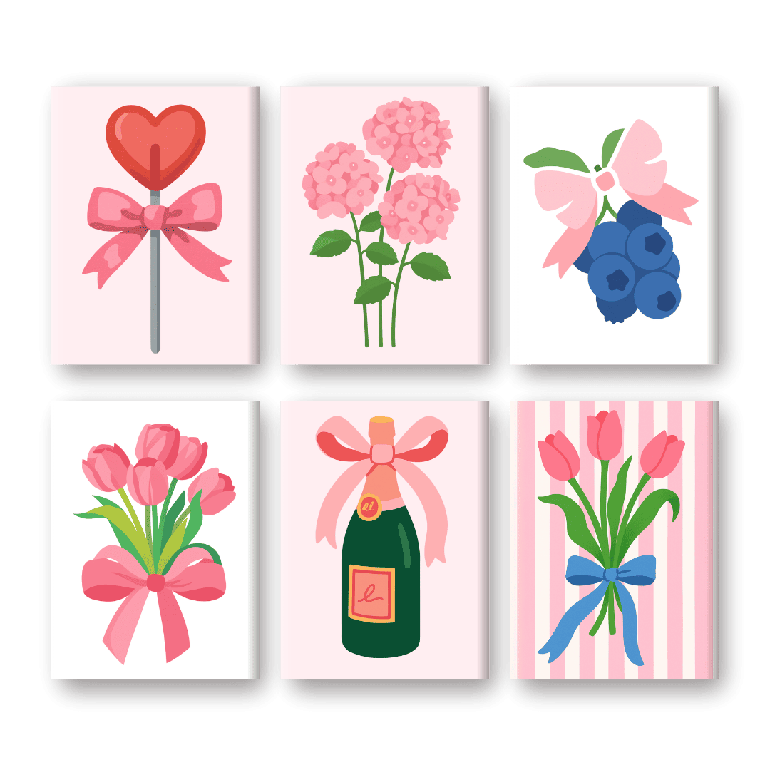 Pink Dreams Mini Paintings